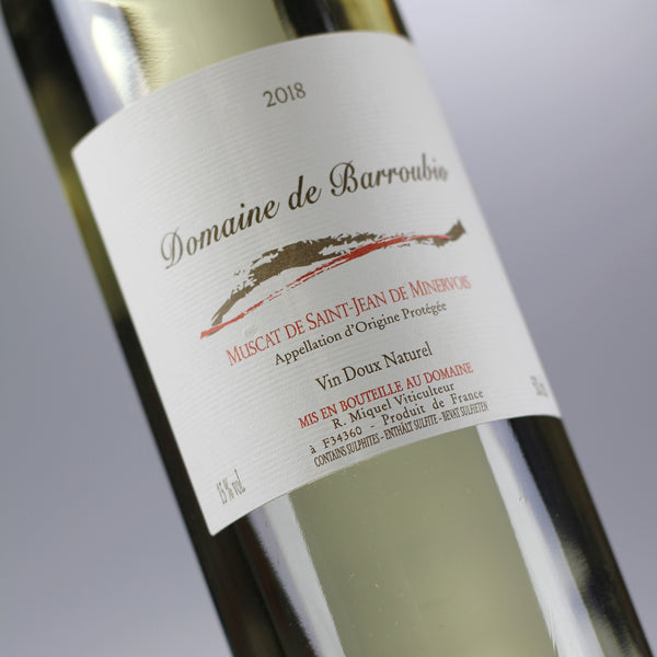 DOMAINE DE BARROUBIO | MUSCAT SAINT-JEAN DE MINERVOIS AOP | VDN