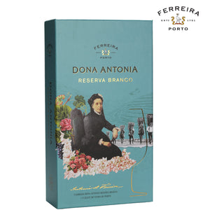 FERREIRA PORT | DONA ANTONIA RESERVA BRANCO GIFTBOX + GLAS